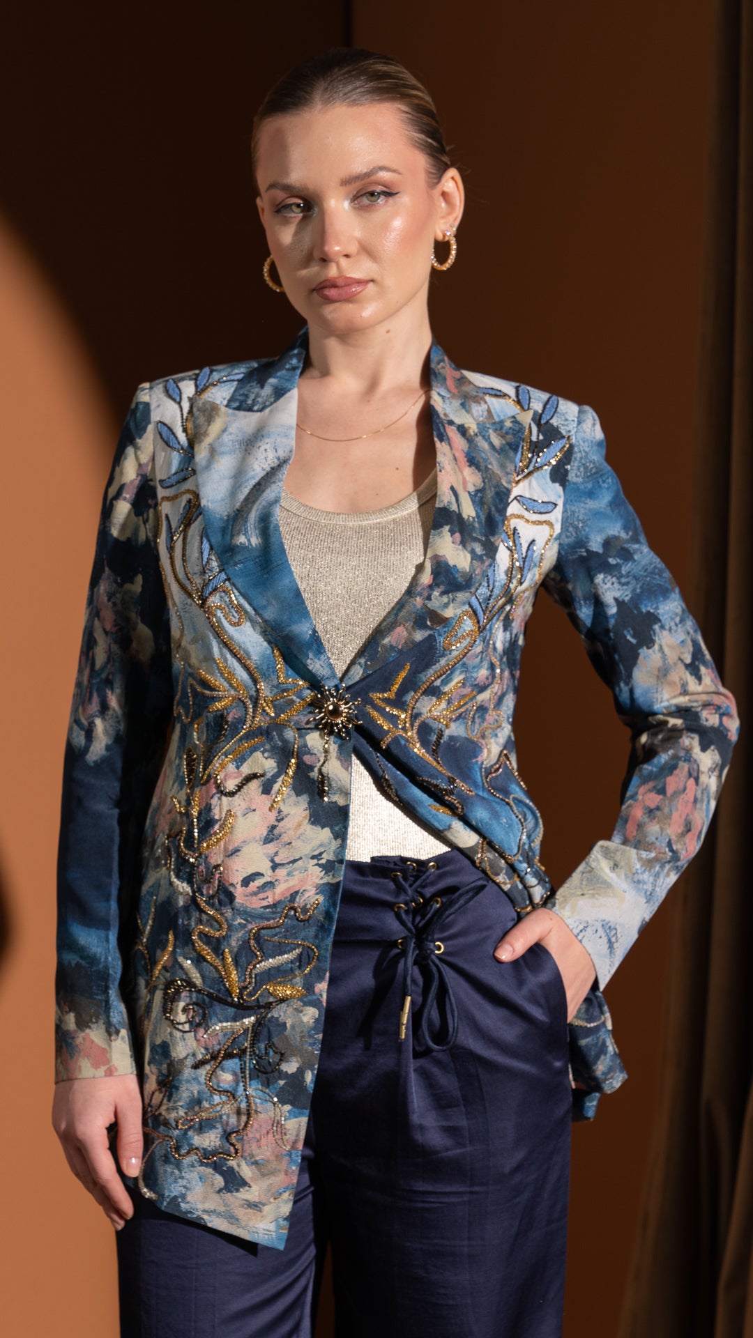 Watercolor Muse Blazer