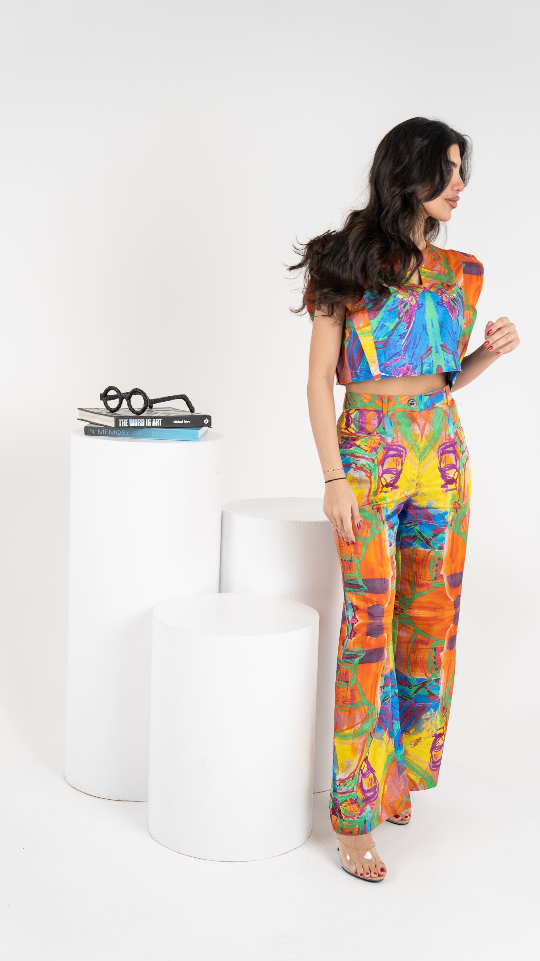 Mural Flared Trouser (SET) بنطرون