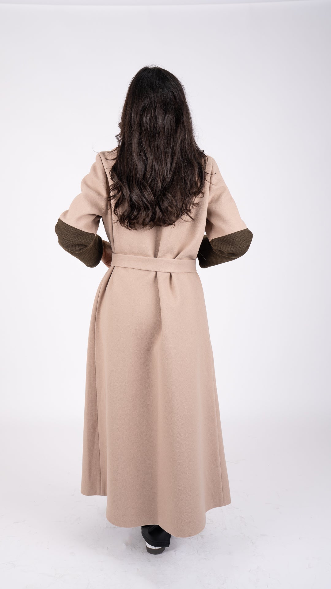 Mix Material Coat  جاكيت