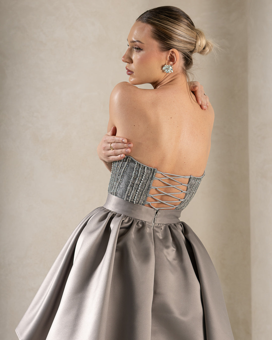 Dream Embroidery Gown / Gray