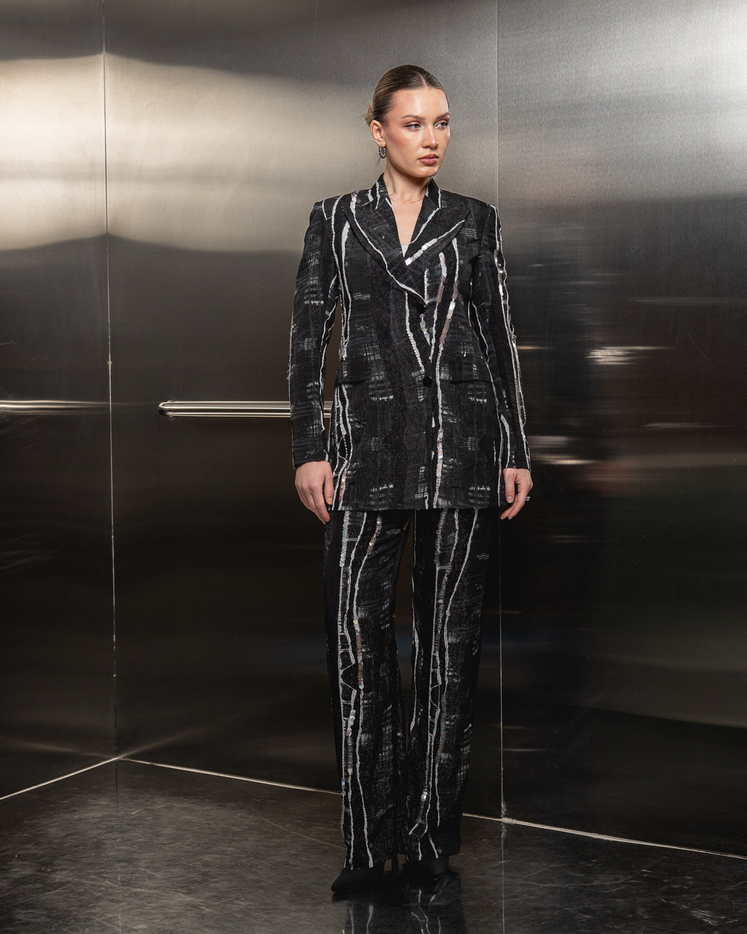 Midnight Line Suit Pants