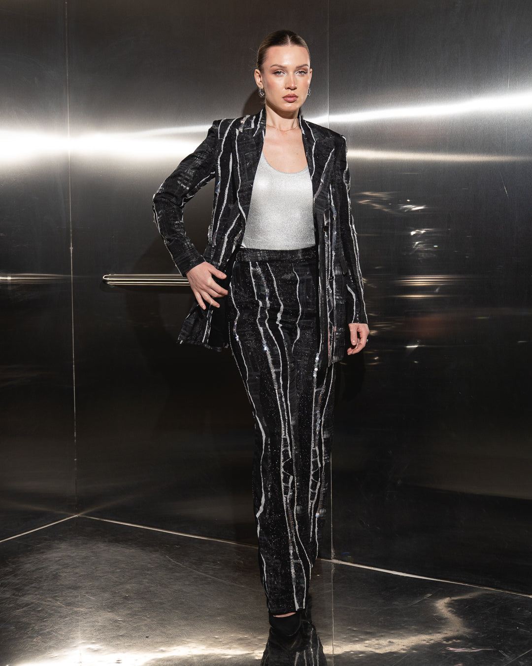 Midnight Line Suit Pants