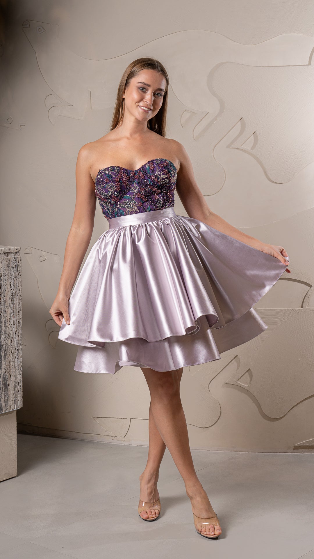 Dream EMB Corset / Purple