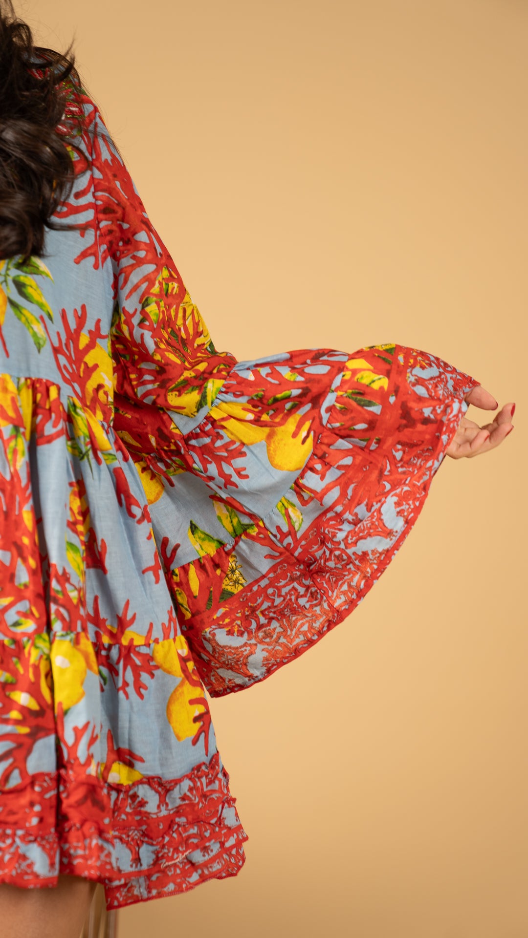 Gray Summer Dress نفنوف / CLOSE BACK