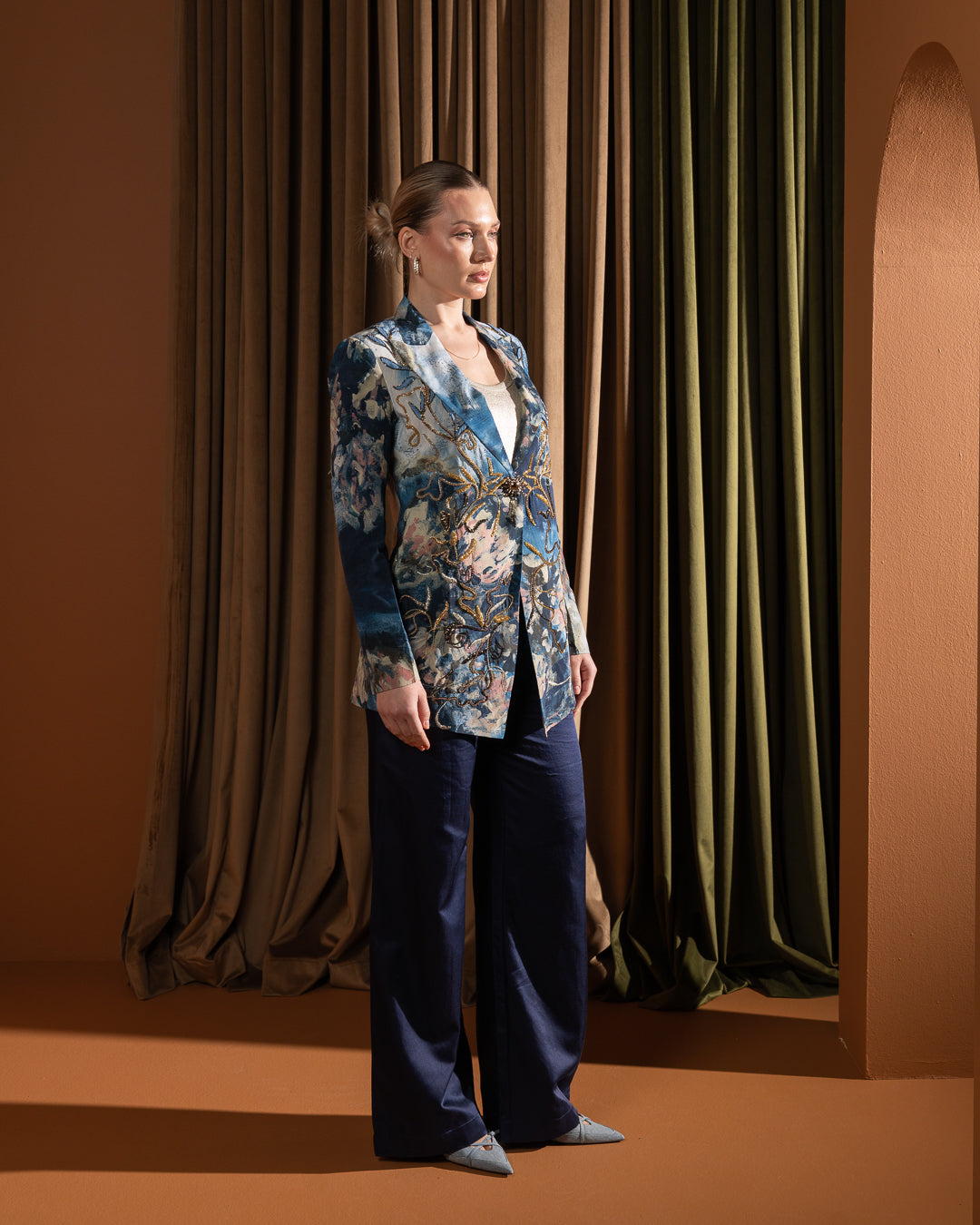 Watercolor Muse Blazer