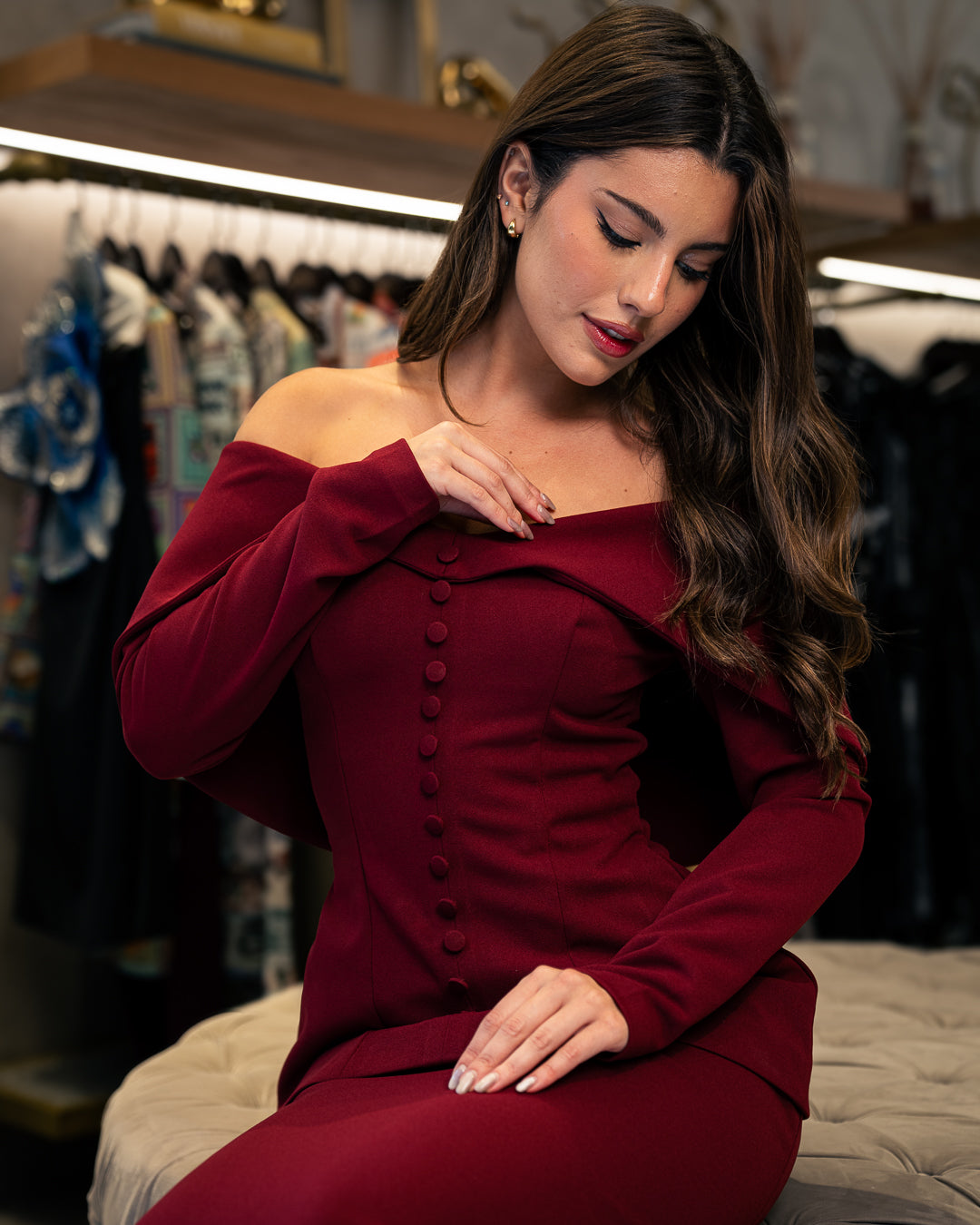 Burgundy Belle Set