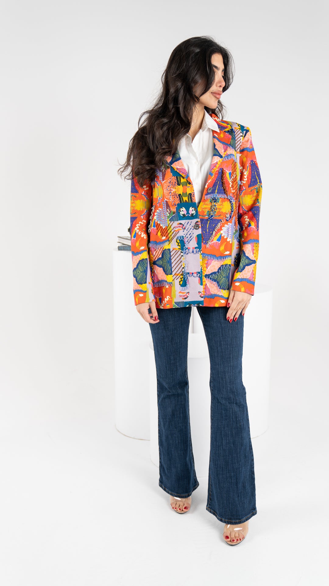 Odalisque Embroidered Blazer جاكيت