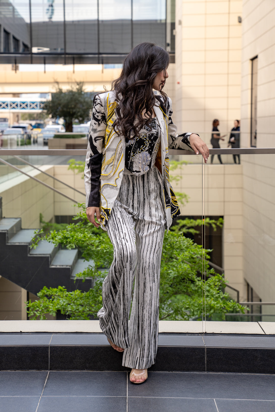 Yellow touch trouser