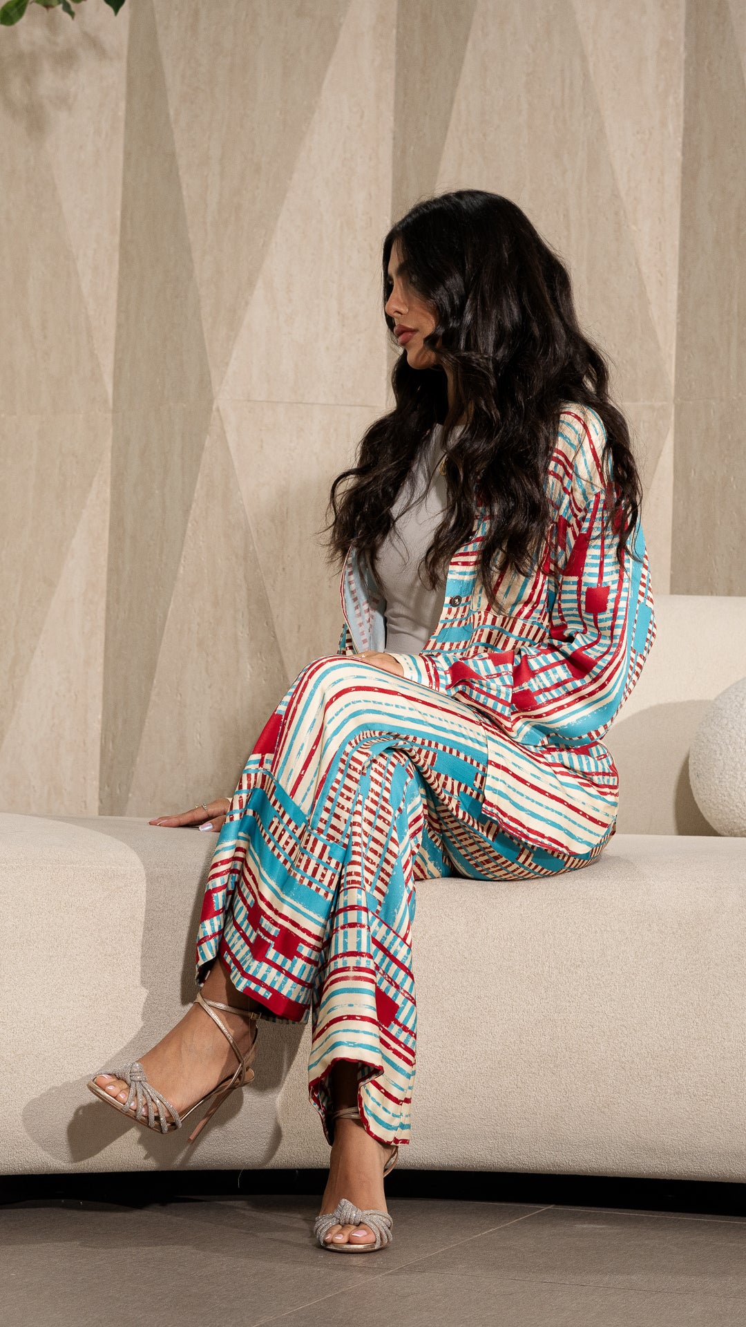 Road Lines Flare Pant (set )