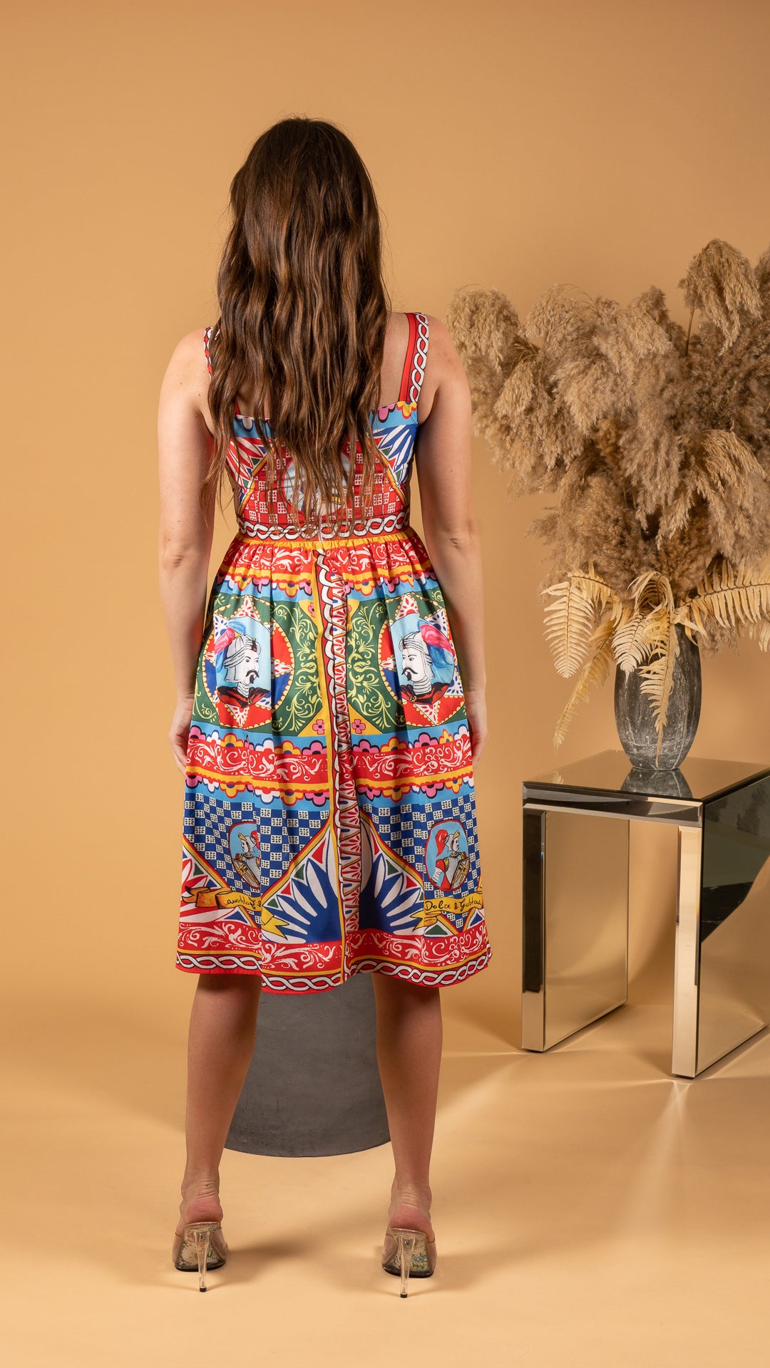The knight tepestry midi dress