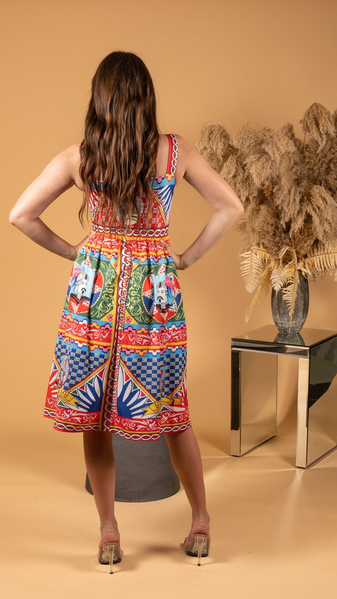 The knight tepestry midi dress