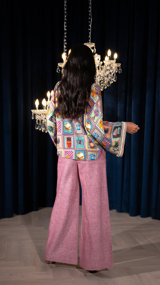 Cape Cubes Shirt (set ) توب