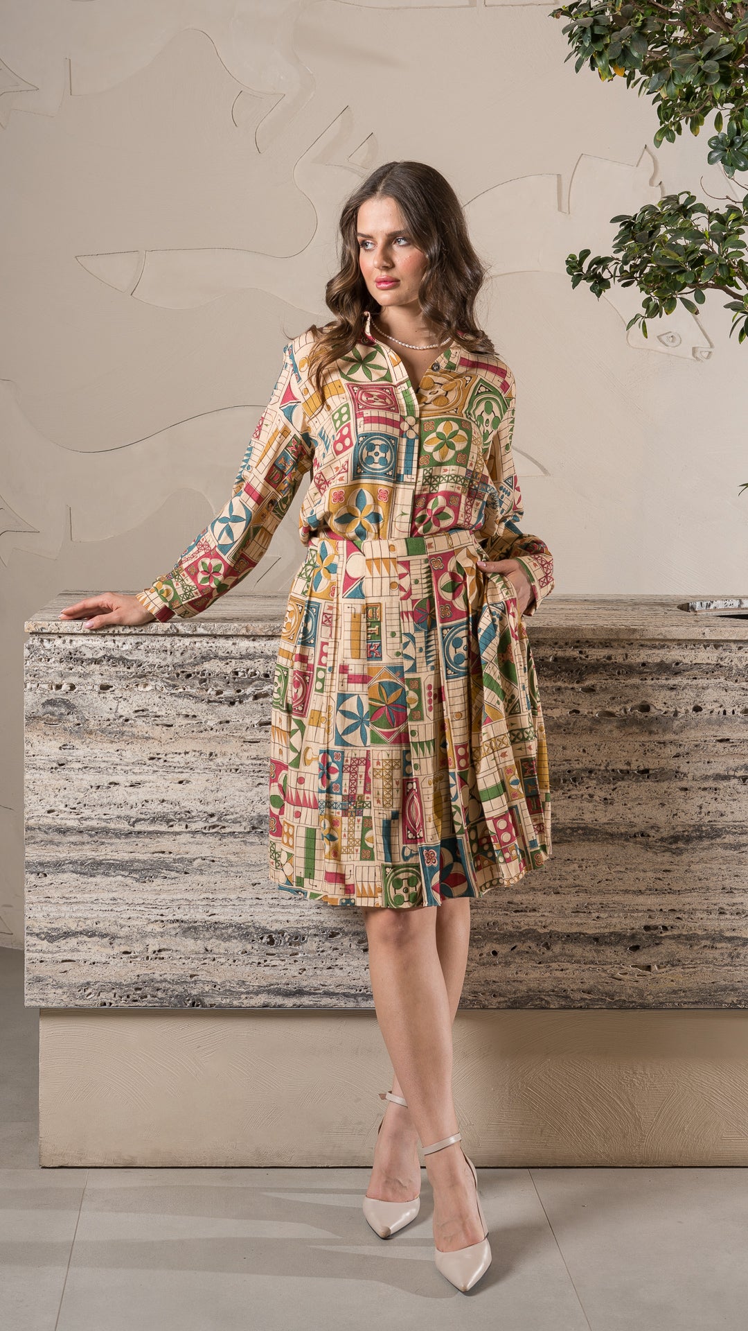 Brandy Pleated Skirt