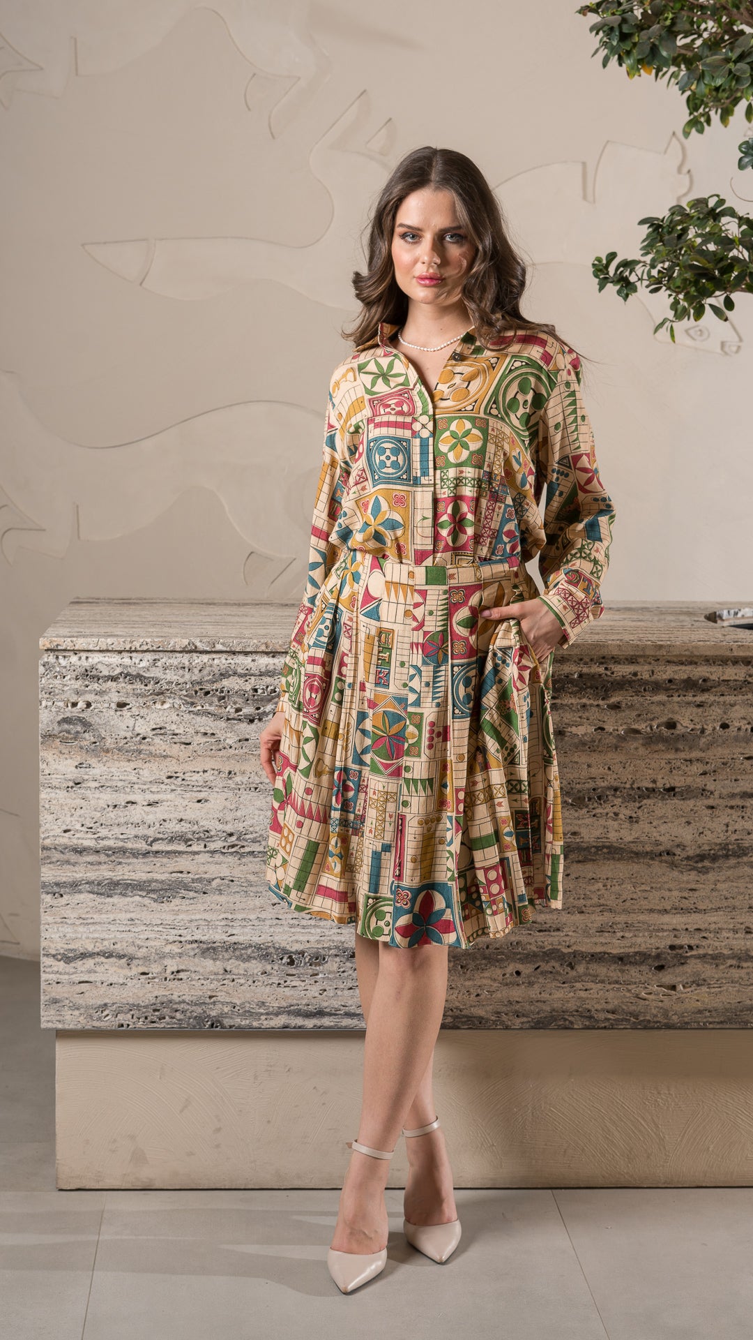 Brandy Pleated Skirt