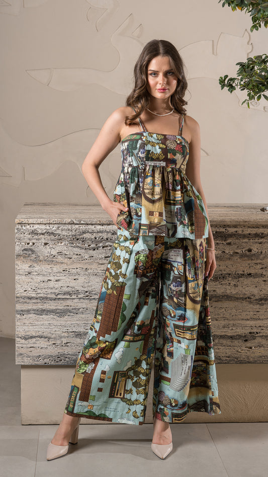 Village Pleated Pants