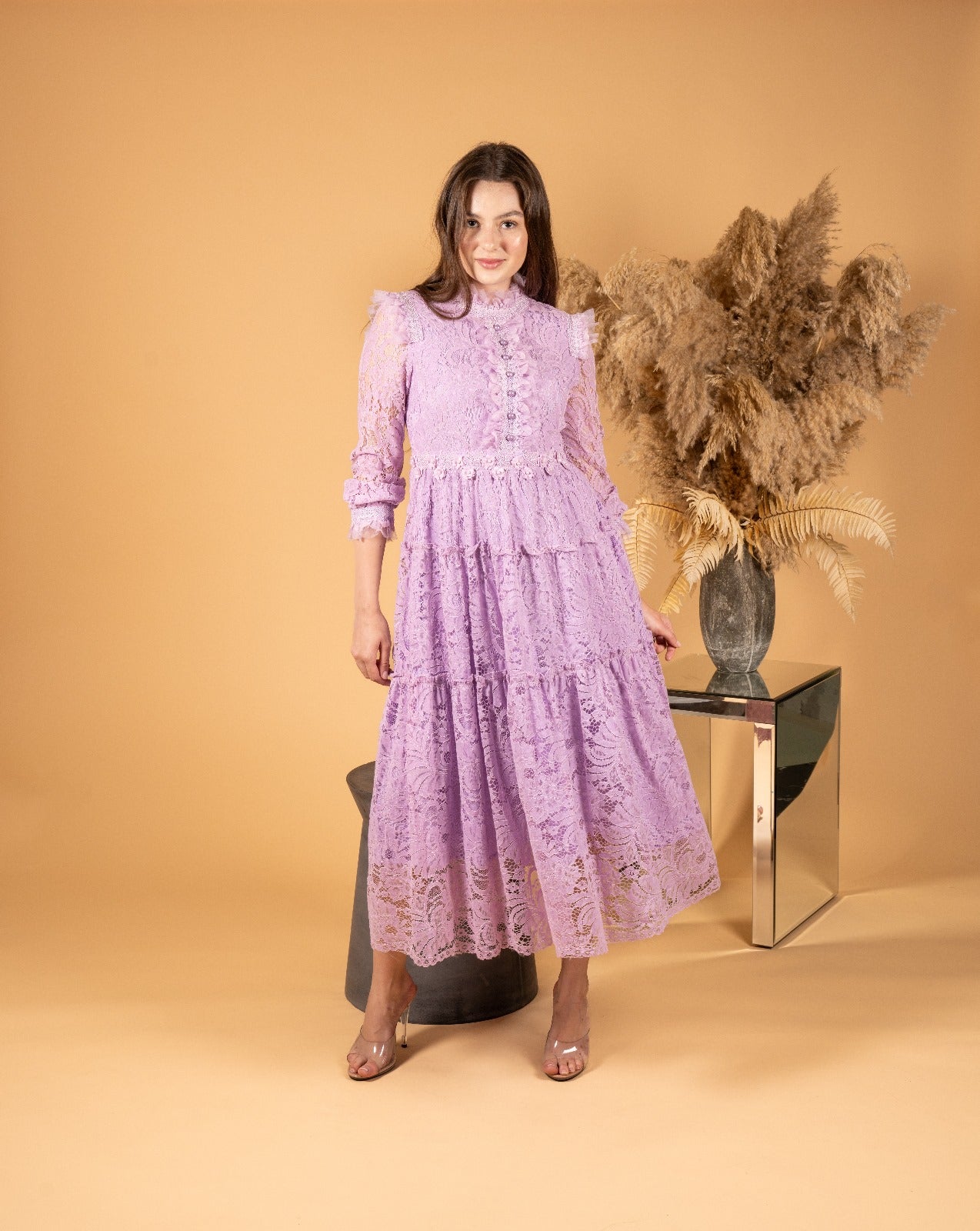 Lilac Lavender Dress نفانيف