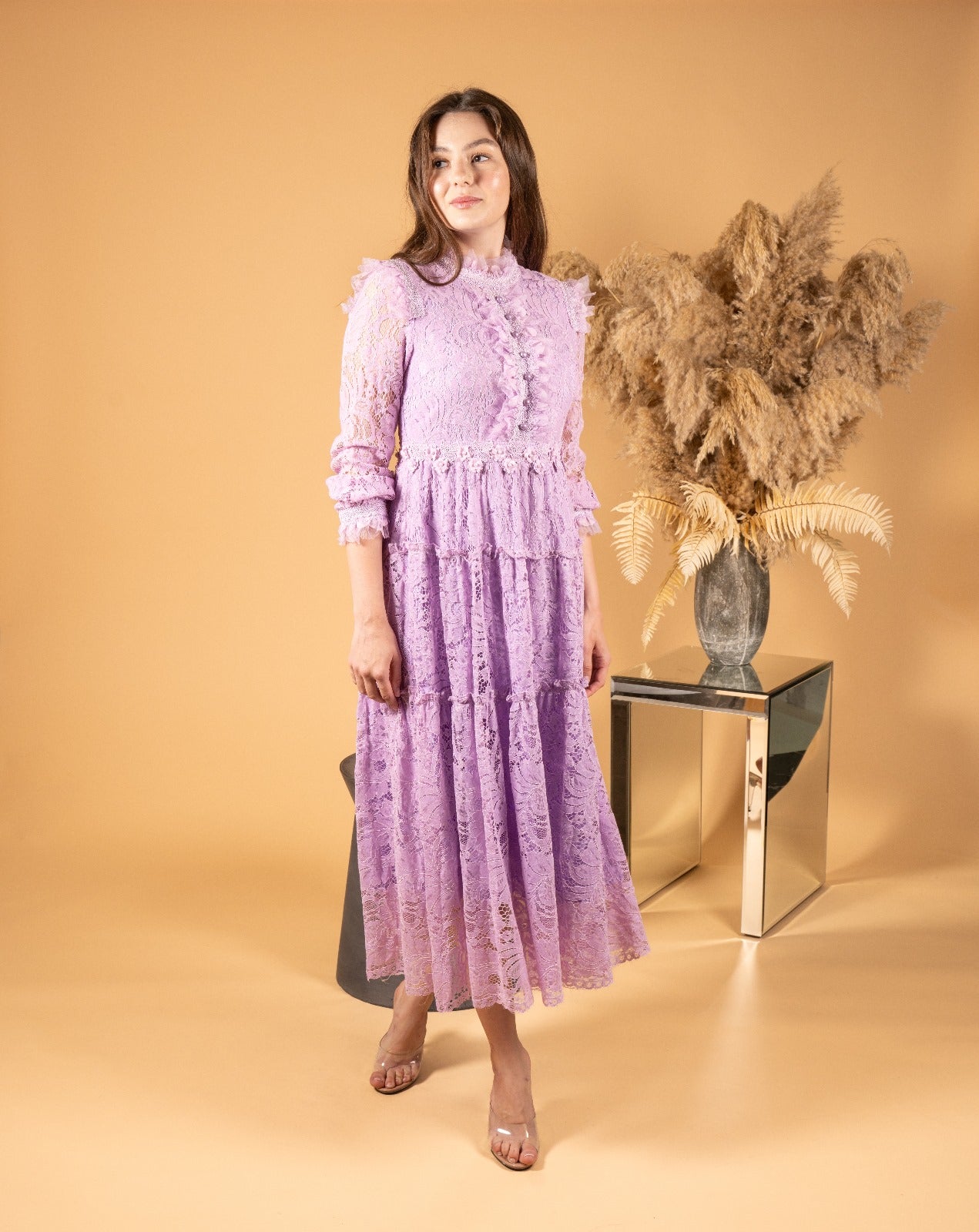 Lilac Lavender Dress نفانيف